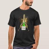 Champagnerflasche Celebrate T-Shirt (Vorderseite)