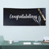 Champagnerflasche & Gläser Banner (Messe)