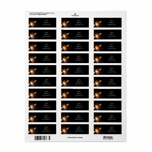 Champagnerflasche Neujahr (Vorne)