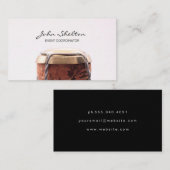 Champagnerflasche Visitenkarte (Vorne/Hinten)