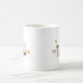 Champagnerflaschen Kaffeetasse (Mittel)