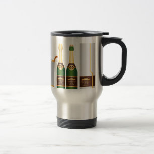 Champagnerflaschen Reisebecher