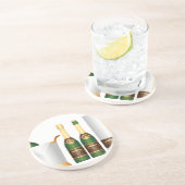 Champagnerflaschen Untersetzer (Seite)