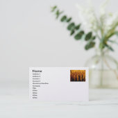 Champagnerflaschen Visitenkarte (Stehend Vorderseite)