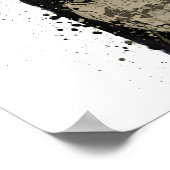Champagnerflaschen-Wandkunst-Druck 'Vanta' Poster (Ecke)
