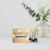 Champagnerflaschen | Whisky Visitenkarte (Stehend Vorderseite)