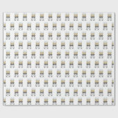 Champagnerflöten mit Bandtoast Geschenkpapier (Flach)