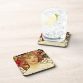 Champagnerfrau 1897 - F. Champenois Imprimeur Untersetzer (Rechte Seite)