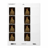 Champagnerfrau auf schwarz (Vorne)