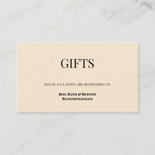 Champagnergeschenk Registrierungskarte Begleitkarte (Vorderseite)