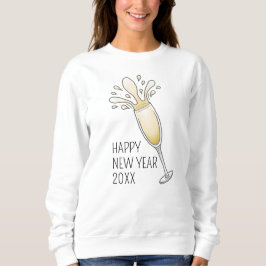 Champagnerglas Sweatshirt