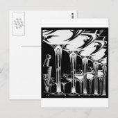 Champagnergläser Postkarte (Vorne/Hinten)