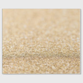 Champagnergold leichte Imitate Glitzer Glitzern Geschenkpapier (Flach)