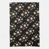 Champagnergold leichte Imitate Glitzer Glitzern St Geschirrtuch (Vertikal)