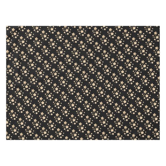 Champagnergold leichte Imitate Glitzer Glitzern St Tischdecke (Vorderseite (Horizontal))