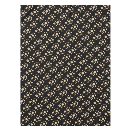 Champagnergold leichte Imitate Glitzer Glitzern St Tischdecke (Vorderseite)