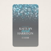 Champagnergraue Hochzeitskarte (Vorderseite)