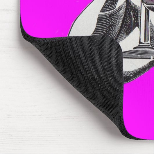 Champagnerhandglas Mousepad (Ecke)