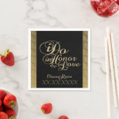Champagnerhochzeit Napkins Serviette (Beispiel)