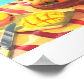 Champagnermangos Poster (Ecke)