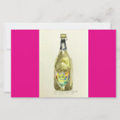 Champagnernotecard Briefpapier (Vorderseite)