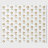 Champagnerpeonys und Parfums Geschenkpapier (Flach)