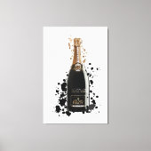 Champagnerprint Leinwanddruck (Vorderseite)