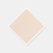 Champagnerrosa einfarbig serviette (Ecke)