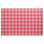 Champagnerrot und rosa Hahnentrittmuster Stoff (Yard (91,4 cm))