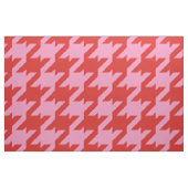 Champagnerrot und rosa Hahnentrittmuster Stoff (Fat Quarter (45,7 x 55,9 cm))