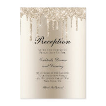 Champagnertränke Glitzer Hochzeitsempfang