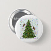 Champagnerwein Button (Vorne & Hinten)