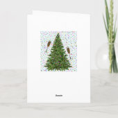 Champagnerwein Feiertagskarte (Rückseite)