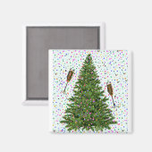 Champagnerwein Magnet (Vorderseite/Rückseite)