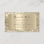 Champaign Gold MAKE-UP ARTIST RED KISS LIPS Terminkarte (Rückseite)