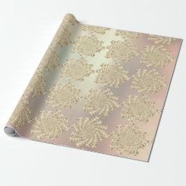 Champaign Gold Swarovski Crystals Spirale Infinity Geschenkpapier