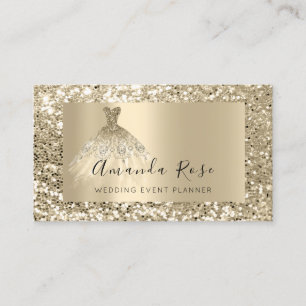 Champaign Gold Wedding Event Planner Fashion VIP Terminkarte