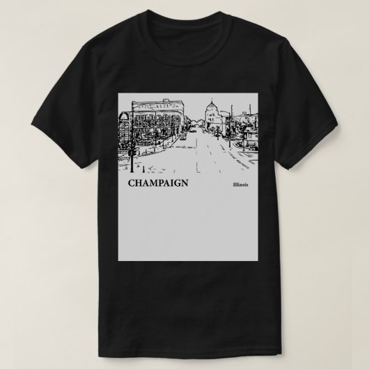 Champaign Illinois TShirt 3 (Design vorne)