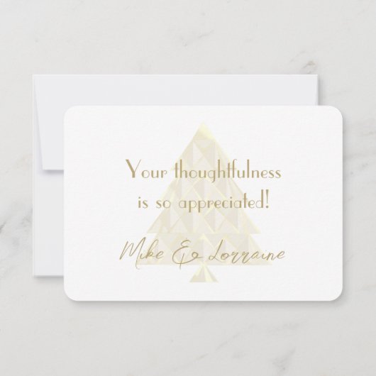 Champaign Joyoux Weihnachten Danke-Card Dankeskarte (Rückseite)