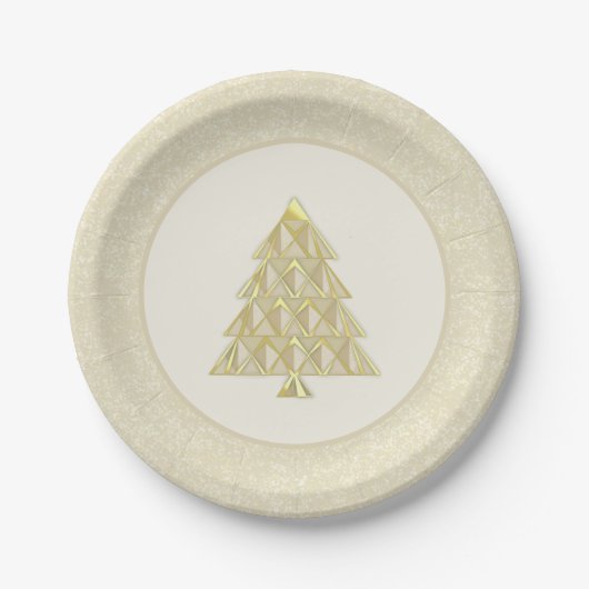 Champaign Joyoux Weihnachten Paper Plate Pappteller (Vorderseite)