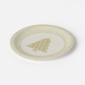 Champaign Joyoux Weihnachten Paper Plate Pappteller (Schrägansicht)