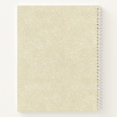 Champaign Joyoux Weihnachten Spiral Notebook Notizblock (Rückseite)