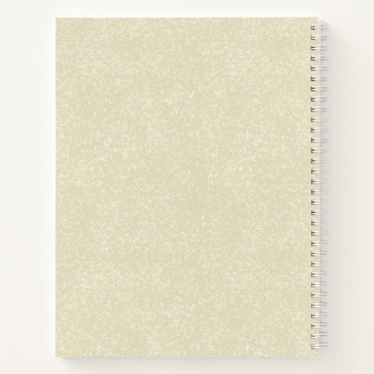 Champaign Joyoux Weihnachten Spiral Notebook Notizblock (Rückseite)