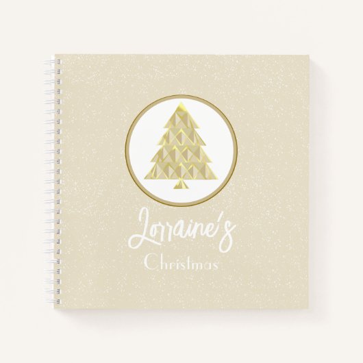Champaign Joyoux Weihnachten Spiral Notebook Notizblock (Vorderseite)