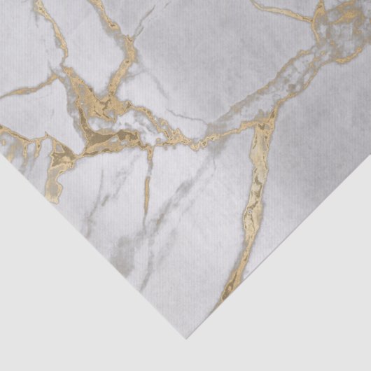 Champaign Silver Gray Metallic Marble Gold Seidenpapier (Ausschnitt)