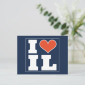 Champaign Urbana (IL) Einladung Tailgate Postkarte (Stehend Vorderseite)