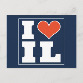 Champaign Urbana (IL) Einladung Tailgate Postkarte