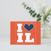 Champaign Urbana (IL) Einladung Tailgate Postkarte (Stehend Vorderseite)