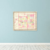 Champaign, Vermillion Landkreis Leinwanddruck (Insitu (Holzboden))