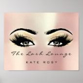 Champaigname Makeup Artist Beauty Studio Lashes Poster (Vorne)